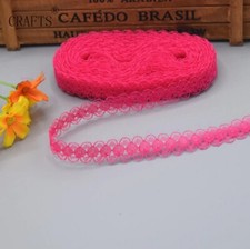 20 Colours Lace Ribbon Trim Craft Floral Wedding Accessories Card Sew Trimming