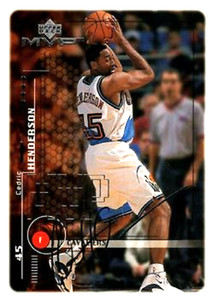 1999-00 Upper Deck MVP Silver Script #30 Cedric Henderson Cleveland Cavaliers