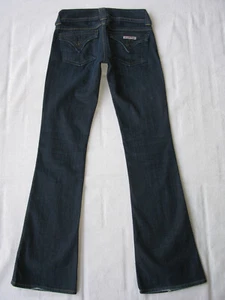 Pantalones de mezclilla Hudson para mujer talla 25 azul oscuro con elásticos + solapas L32.5 - Imagen 1 de 11