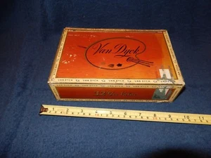 Rare VINTAGE VAN DYCK CIGAR BOX 32's for Value 6 Cent, 12th District PA - Picture 1 of 8