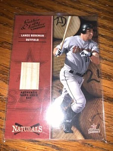 2004 Donruss Leather & Lumber Naturals Bat Lance Berkman 141/250 Houston Astros - Picture 1 of 2