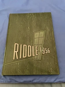 ¡Anuario Riddle Mattoon Senior High 1956 Illinois! - Imagen 1 de 8