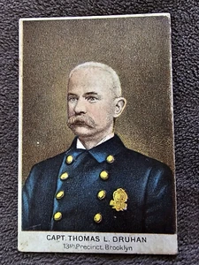 1888 N288 BUCHNER POLICE INSPECTORS FIRE CHIEFS CAPTAINS THOMAS L. DURHAN 3033 - Picture 1 of 2