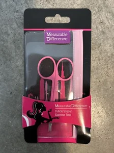 (11) Pink Stainless Steel Cuticle Scissor by Measurable Difference - Picture 1 of 2