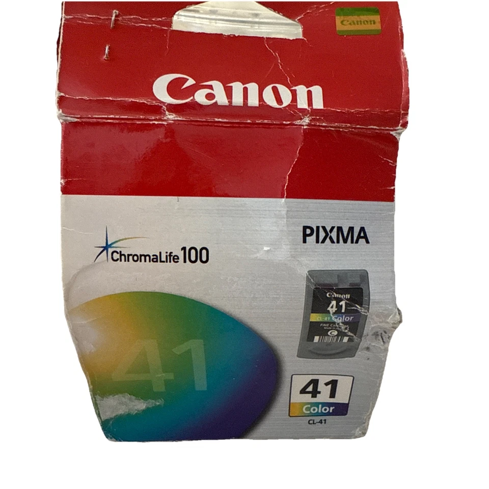 Genuine Canon CL-41 Color Combination Ink Cartridge ChromaLife100 Pixma SEALED - Image 1 of 1