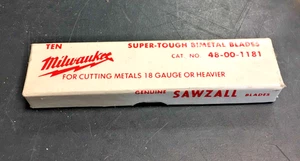 Milwaukee CAT. Hoja recíproca Sawzall Nº48-00-1181, 4", 14 dientes, 10/paquete - Imagen 1 de 3