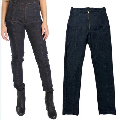 Prairie Underground Women Girdle Front Zip Charcoal Grey Pants XS Made in USA - Image 1 of 4