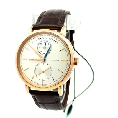 A. Lange & Söhne Saxonia Dual Time 385.032 Brown Strap Men's/Unisex Watch - Image 1 of 4