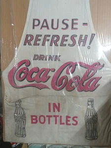 VINTAGE 1920s COCA COLA, VENDORS APRON, FREE SHIPPING - Picture 1 of 1