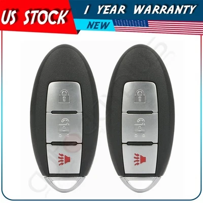 2 Llavero de coche remoto para Nissan para Leaf For Quest 2011 2012-2014 2015 2016 2017 Foto 1 de 4