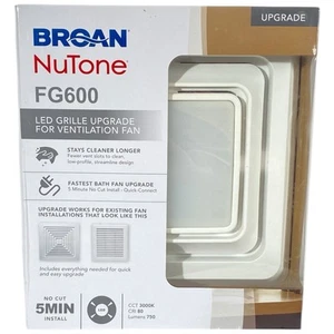 Kit de actualización de ventilador de baño parrilla BROAN-NuTone FG600 (blanco) - Imagen 1 de 2