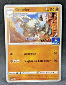 Juego de Cartas Coleccionables Pokémon Especiales Indonesia Graveler Gimnasio Promo 247/SV-P Casi Como Nuevo - Imagen 1 de 5