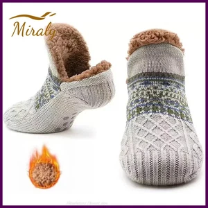 Calze da Pavimento Antiscivolo Invernali Super Calde Donna Uomo Calze da Neve Tappeto Sonno - Foto 1 di 32