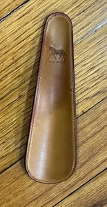 Somes Saddle Leather Shoe Horn 6" Long - Picture 1 of 6