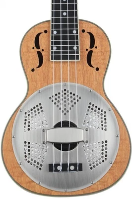 Gold Tone ResoMaple Concert-scale Curly Maple Resonator Ukulele - Natural Satin - Image 1 of 4