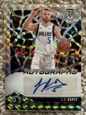2024-25 Panini Mosaic J.J. Barea Autographs Silver Mosaic #AM-JJB Mavericks - Image 1 of 2