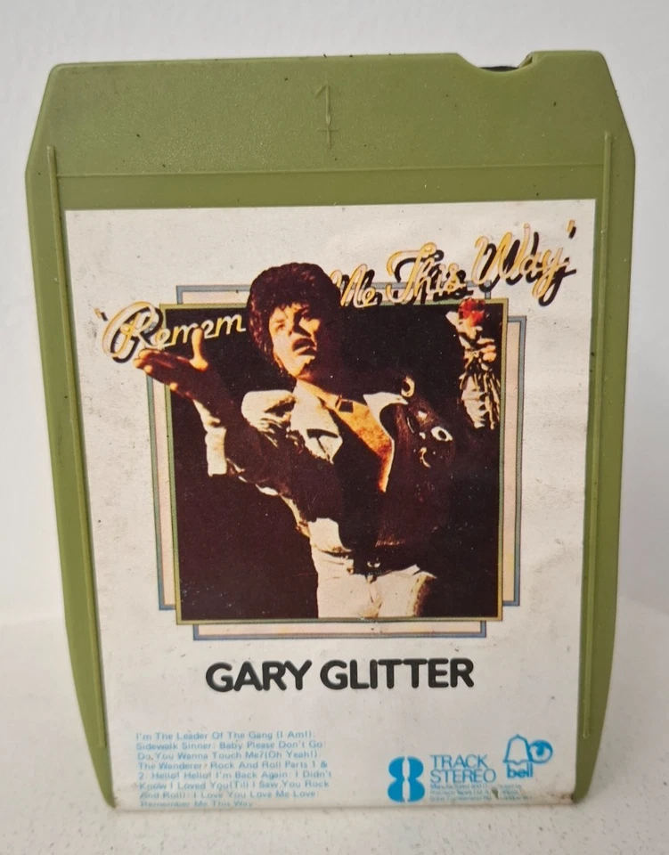 8 TRACK TAPE - GARY GLITTER  - REMEMBER ME THIS WAY - 8 TRACK CARTRIDGE - Image 1 of 1