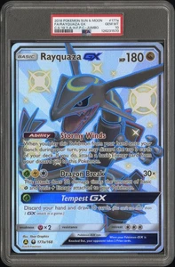 2018 Pokemon Sun & Moon Celestial Storm Jumbo #177a Rayquaza Gx PSA 10 - Picture 1 of 2