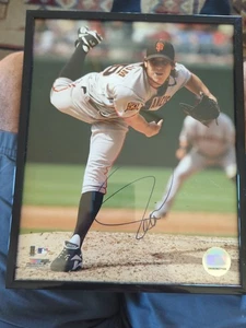 Tim Lincecum signed autograph 8x10 Photo. Autograph Obtained In Person - Picture 1 of 1