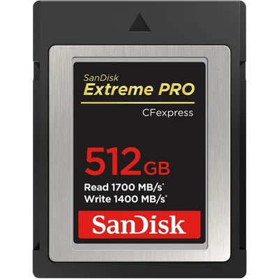 SanDisk Extreme PRO Memory Card (CFexpress Type B, 512GB) | MPN# SDCFE-512G-ANCN