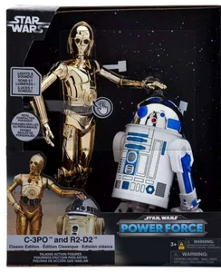 Disney Power Force C-3PO und R2-D2 sprechende Actionfiguren Set Star Wars - Bild 1 von 2