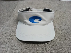 Costa del Mar Schirmmütze weiß mit blauem Logo verstellbar Strand Angeln Kleidung - Bild 1 von 13