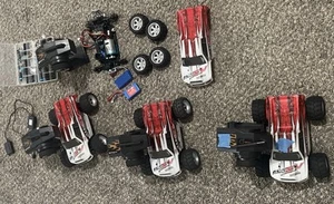 4 Rc WL Toys A-979B 1:18 540 motor With Upgrades And Wall Mount,With Extra Parts - Picture 1 of 7