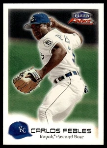 2000 Fleer Focus Carlos Febles Kansas City Royals #100 - Picture 1 of 2