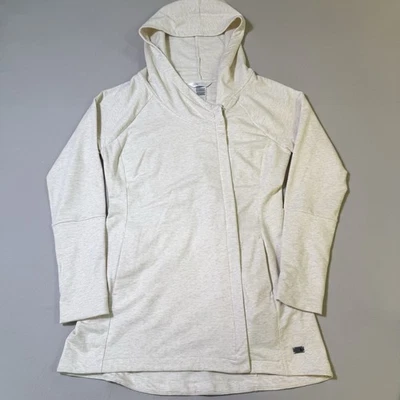 Sudadera con Capucha The North Face Mujer Talla Grande Beige Asimétrica Cremallera Completa Sudadera Foto 1 de 4