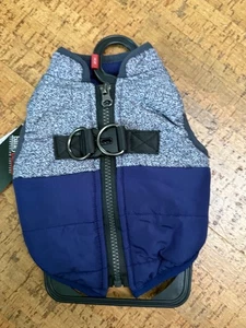 Bailey & Bella Companion Couture Dog Sweater Puppy navy Black zip vest Sz xs - Picture 1 of 5