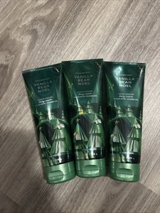 Qty (3) Bath & Body Works VANILLA BEAN NOEL Ultimate Body Cream Set 8 oz - Picture 1 of 1