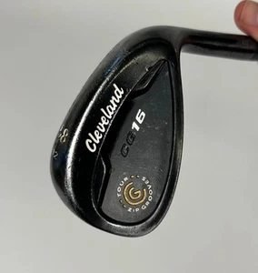 Cleveland CG16 58° Black Pearl Tour Zip Grooves Sand Wedge Black Pearl RH 35.5" - Picture 1 of 7