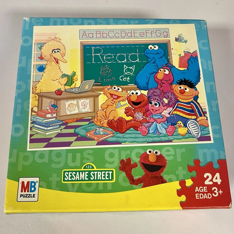Puzzle de 24 piezas MB Plaza Sésamo Foto 1 de 1