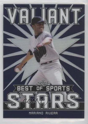 2020 Leaf Best of Sports Valiant Stars Blue /25 Mariano Rivera #VS-13 HOF - Image 1 of 2