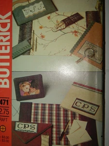 Desk Accessories Sewing Pattern Butterick UC FF Craft Briefcase Frame Portfolio  - Picture 1 of 5