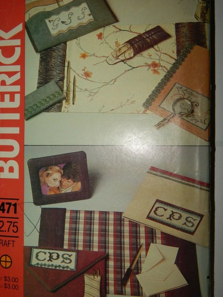 Desk Accessories Sewing Pattern Butterick UC FF Craft Briefcase Frame Portfolio  - Image 1 of 4