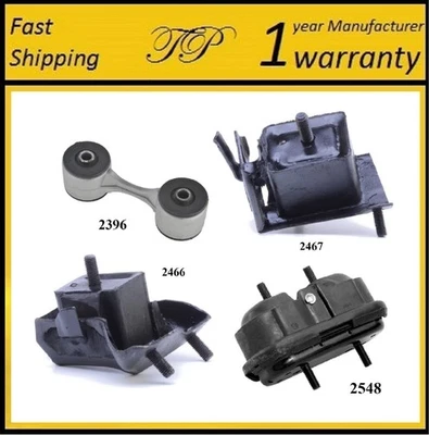4 PIEZAS MONTAJE DE MOTOR Y TRANSMISIÓN PARA PONTIAC 6000 1986-1989 2,8 L - TRANSMISIÓN AUTOMÁTICA Foto 1 de 4
