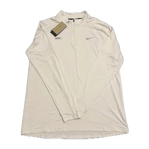 Nike Element Flash Dri-Fit 1/2-Reißverschluss Laufoberteil beige FB8556-030 Herren Größe 2XL-Hoch - Bild 1 von 8