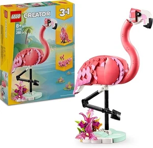 LEGO Creator 3in1 Wilde Tiere: Rosa Flamingo - umbaubar in eine Kakadu Minifigur - Bild 1 von 5