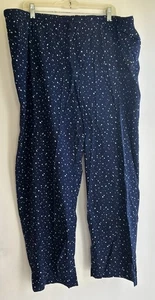 Gap Body Navy & White Night Sky Pyjama/Liegehose Damen XXL High Rise - Bild 1 von 4