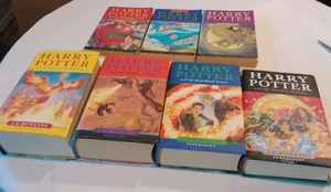 Harry Potter Book Series 1-7 First Three Paperback Last 4 Hardback Books. - Picture 1 of 5
