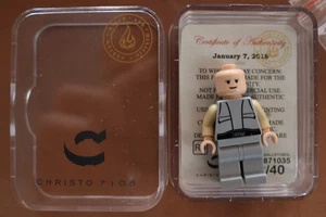 Christo7108 Lego Star Wars Custom Minifigure Lobot Cloud City Flesh Brand New - Picture 1 of 4