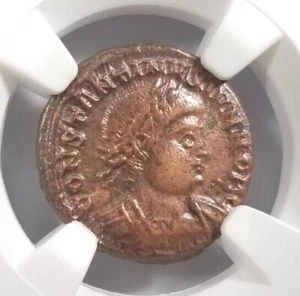 Constantine II Roman Empire BI Nummus AE3/4 NGC XF Ancient Epfig Hoard Pedigree - Picture 1 of 9