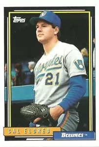 Cal Elred Milwaukee Brewers #433 - Topps NM-MT 1992 - Bild 1 von 2