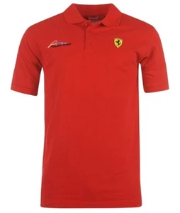 Polo Hombre Ferrari Fernando Alonso Rojo Talla S, M o XL Nuevo con Etiqueta - Imagen 1 de 1