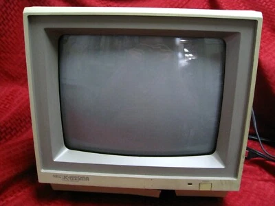 NEC 12" Vintage Composite Computer gaming CRT Monitor JC-1225MA Commodore Apple - Image 1 of 4