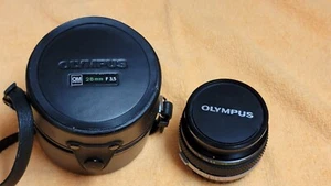 SUPERB! Olympus OM System Zuiko MC Auto-W 28mm 1:3.5 MF Lens *MADE IN JAPAN* - Picture 1 of 12