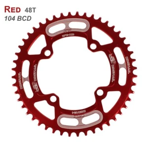 MTB Bicycle Chainwheel Sets Plate 104BCD 4 Bolts 44T 46T 48T 50T 52T 8-12 Speed - Picture 1 of 31