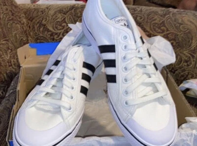 Size 10 - adidas Nizza Footwear White 2018 - Image 1 of 4
