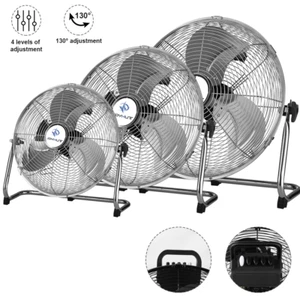 Bodenventilator 35-52cm Windmaschine Lüfter Schwarz Standventilator Ventilator - Bild 1 von 13